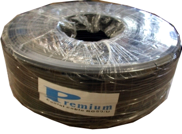 RG59B Shielded Pure Copper Cable 500m Roll