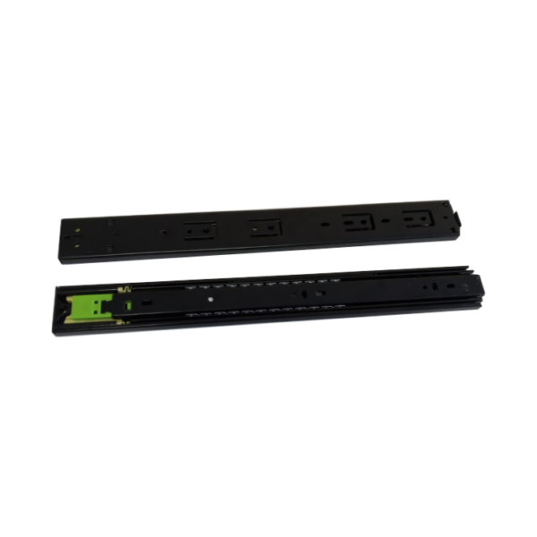 pto457 Heavy duty ball bearing slide rails 400mm (push to open)