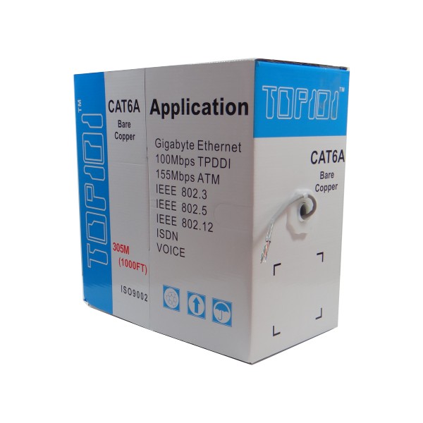 cu26ac-2 TOP101 Cat6A UTP Network Cable
