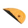 PremiumSun Speed Hump End Cap without Cat Eyes (37X18X5CM) Yellow