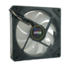 PremiumSun 120mm ARGB Reverse Blade Slave Black Fan | Master & Slave Daisy Chain | 5V 3-Pin | Hydro Bearing