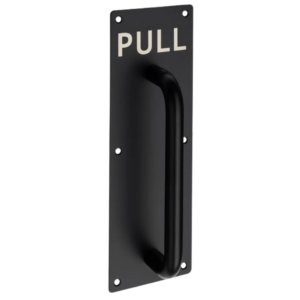 PremiumSun Black Pull Handle with Backplate