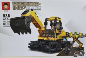 1 Engineering Mecha 2in1 Transformer EXCAVATOR (465 pcs)