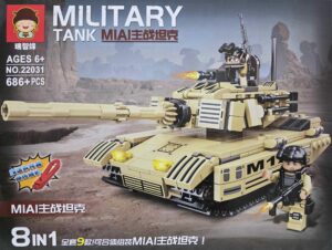 1 Military Tank 8 in 1 (686 pcs)