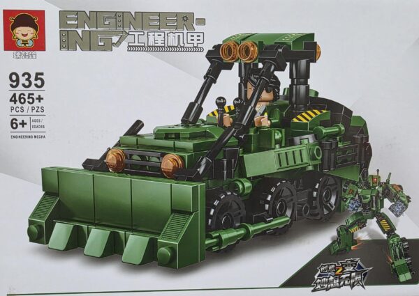 Engineering Mecha 2in1 Transformer BULLDOZER (465 pcs)