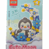 Cute Moon Micro Diamond Animal Figurine: PENGUIN
