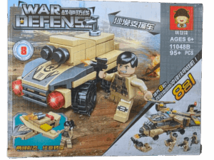 5 #8 War Defense Charge Iron Armor Fighter Building Set